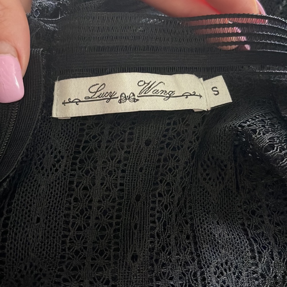 Lucy Wang Black Lace Dress - Picture 3 of 4